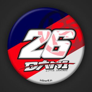 Dani Pedrosa 26 Badge for Backpacks & Jackets