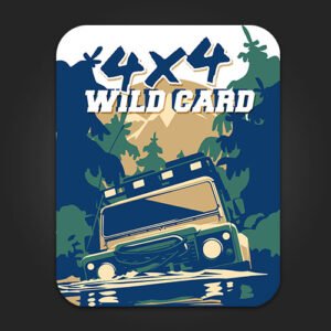 4x4 Wild Card Travel Sticker for Travelers