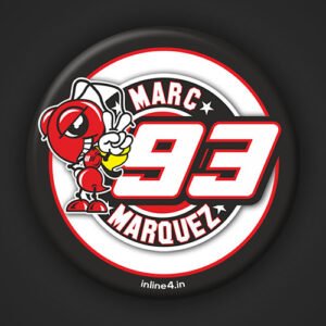 Marc Marquez 93 Badge for Backpacks & Jackets