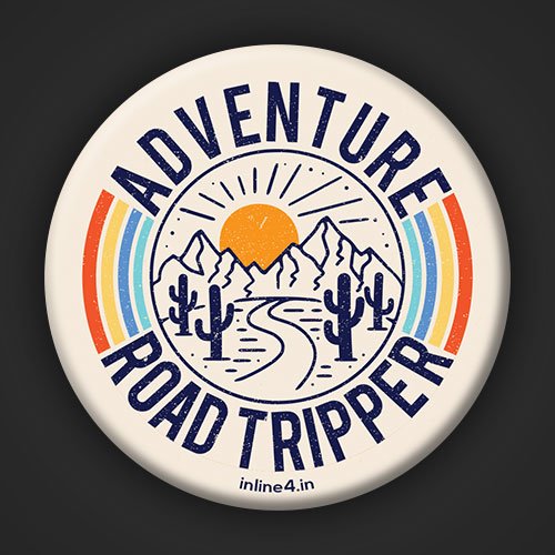 Adventure Road Tripper Badge for Backpacks & Jackets