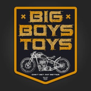Big Boys Toys Sticker for Bikes