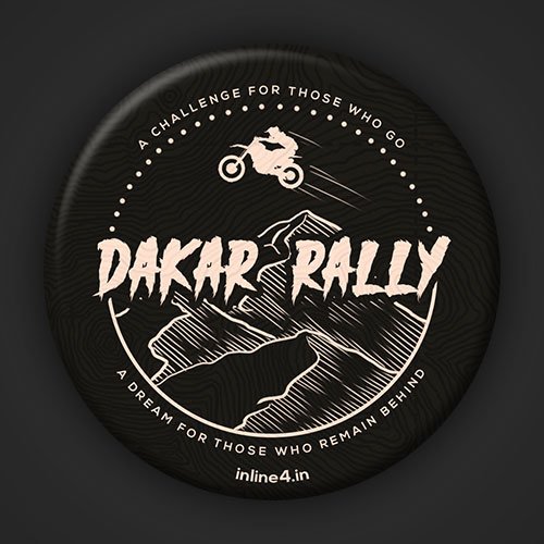 Dakar Rally Badge for Backpacks & Jackets