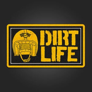 Dirt Life Sticker for Bikes