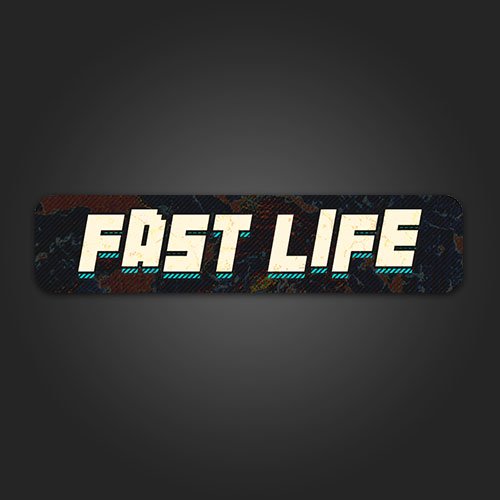 Fast Life Stickers for Bikes