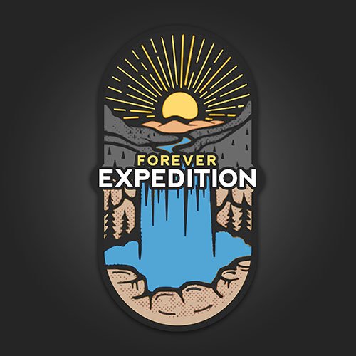 Forever Expedition Sticker for Bikes