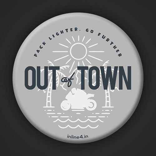 Out of Town Badge for Backpacks & Jackets