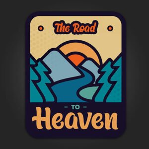 Road to Heaven Sticker for Bikes
