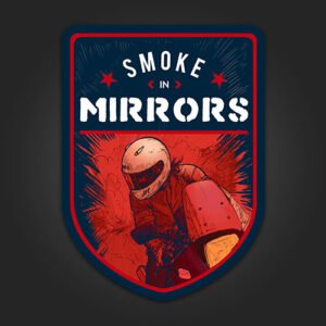 Smoke in Mirrors Sticker for Bikes
