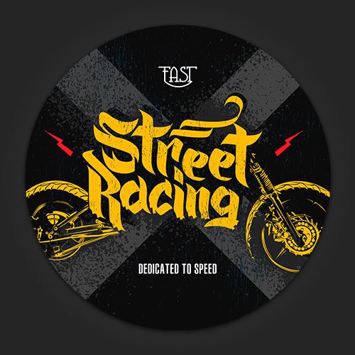 Street Racing Sticker for Bikes
