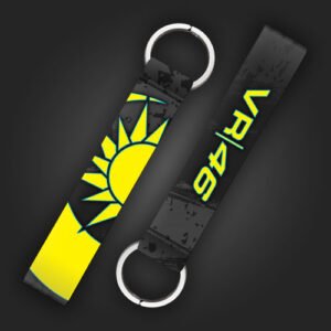 Sun and Moon VR 46 MotoGP Keychain for Bikes and Cars
