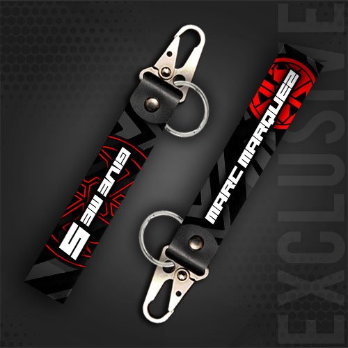 Marc Marquez 93 Moto Keychain for Bikes & Cars