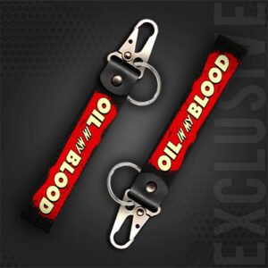 Oil & Blood Keychain for Bikes & Cars