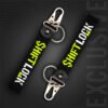 Shift Lock Keychain for Bikes and Cars