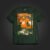 Soul Happy Printed Crew Neck Biker T-shirt – Green