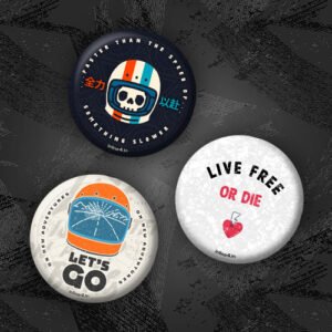 Combo Badge Set 6 for Backpacks & Jackets