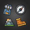 Combo-Trekking-Set-Stickers