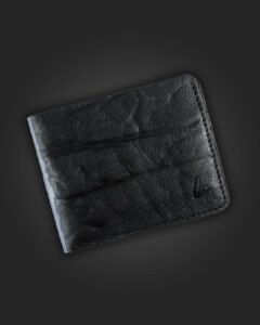 Black Elephant - Minimalist Leather Wallet