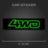 4WD Sticker for Cars