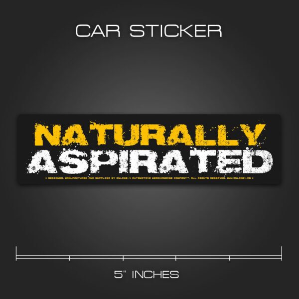 Naturally Aspirated Sticker for Cars