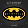 Batmobile Sticker for Cars