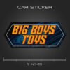 Big Boy Toys Sticker for Car