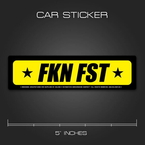 FKN Fast Sticker for Cars