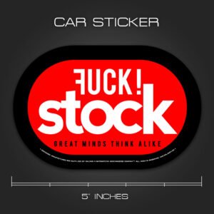 F**k Stock Sticker for cars