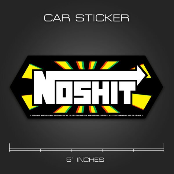 NOS Hit Sticker for Cars