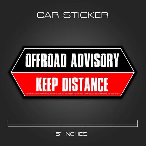 Keep Distance Sticker for Cars