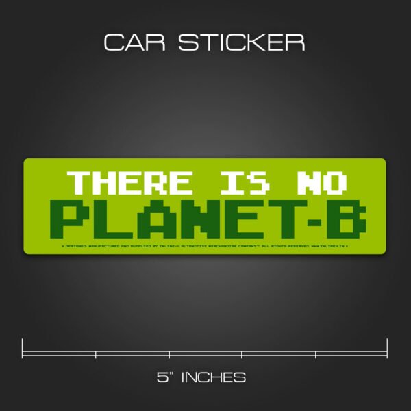 Planet B Sticker for Cars