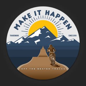 Make it happen - By Candida Louis | Sticker