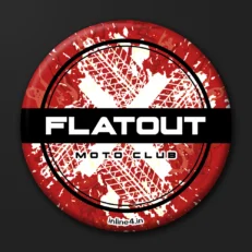 Flatout Moto Club | Badge