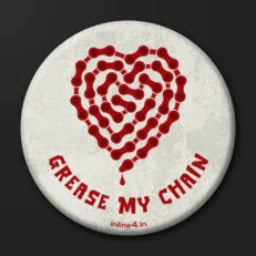 Grease my chain | Badge