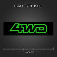 4WD | Car Sticker