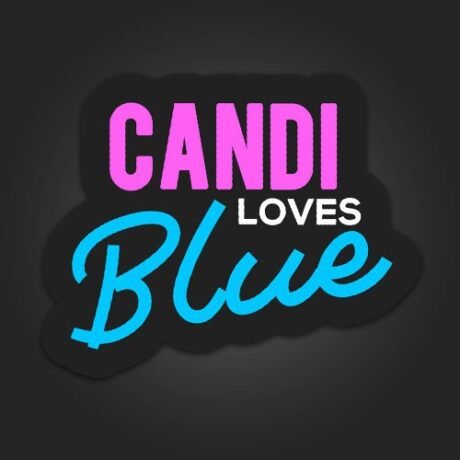 Candi Loves Blue - By Candida Louis | Sticker