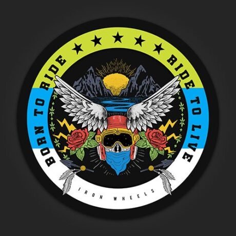 Iron Wheels | Sticker