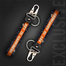 Key to Happiness | Moto Keychain