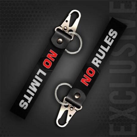 No Rules | Moto Keychain