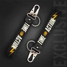 Time for Action | Moto Keychain