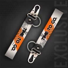 Time to Go | Moto Keychain