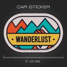 Wanderlust | Car Sticker