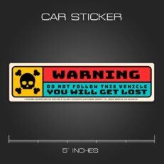 Warning | Car Sticker
