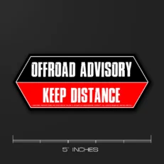 Offroad Advisory | Car Sticker