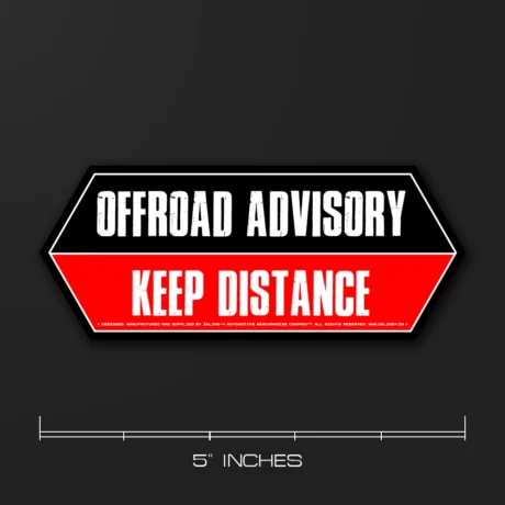 Offroad Advisory | Car Sticker
