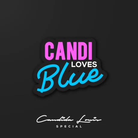 Candi Loves Blue | Sticker by Candida Louis