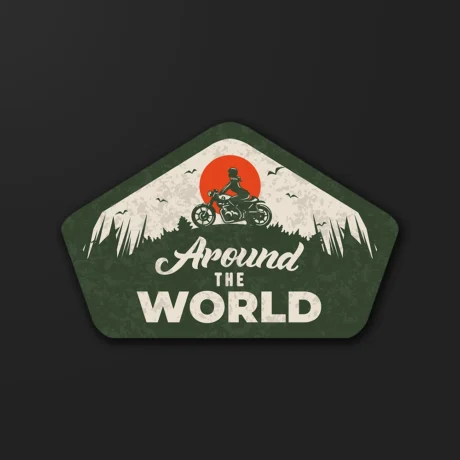Around the World | Sticker