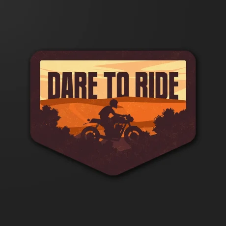 Dare to Ride | Sticker