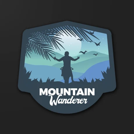 Mountain Wanderer | Sticker