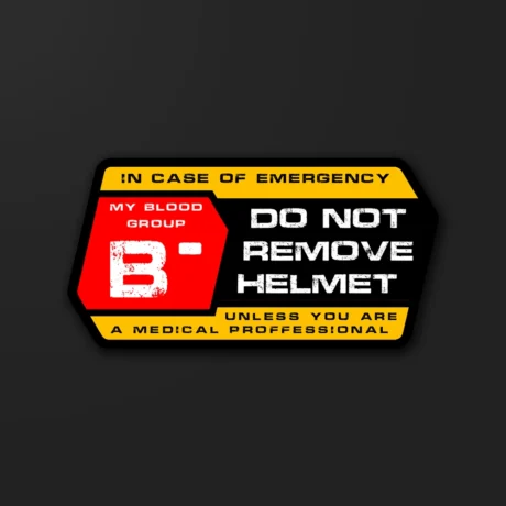 B Negative | Blood Group Sticker