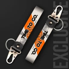 Time to Go | Moto Keychain